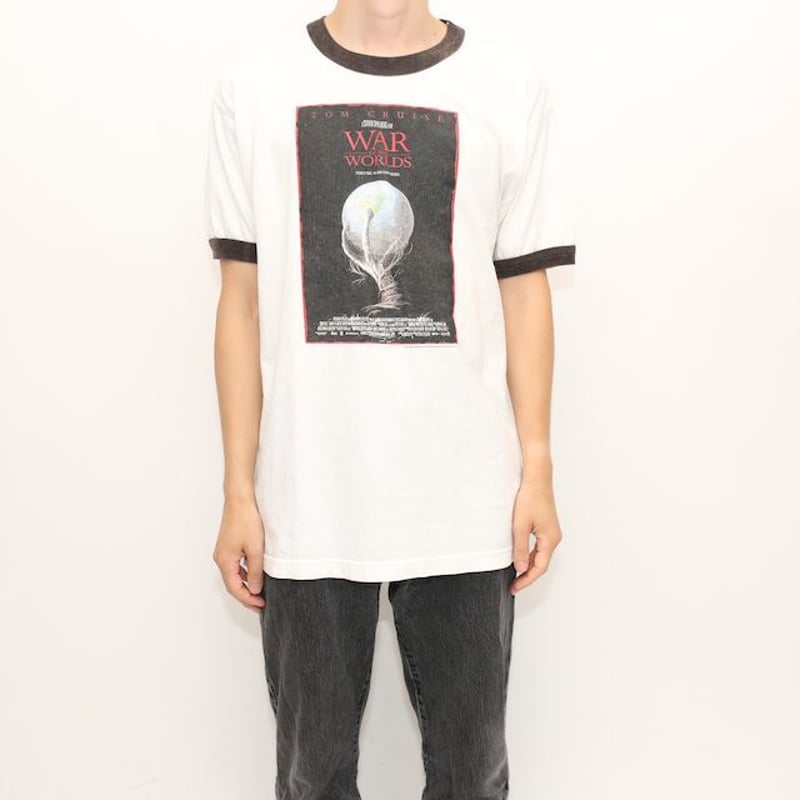 宇宙戦争 映画Tシャツ トム・クルーズ&スピルバーグ War Of The