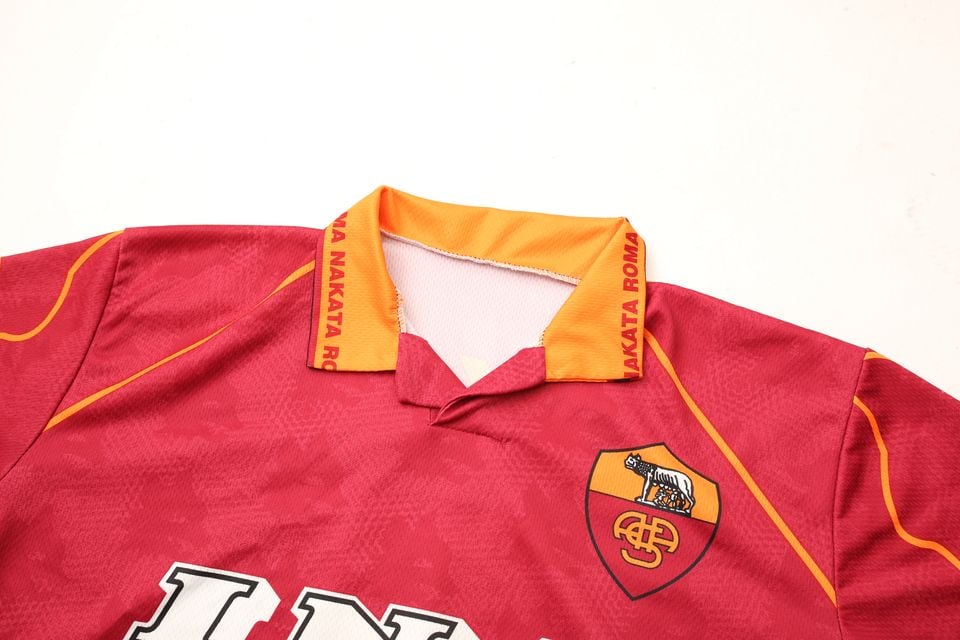 ASローマ 99-00 ナカタ #8 フットボール ゲームシャツ AS Roma ASローマ 99-00 ナカタ #8 フットボール ゲームシャツ AS Roma