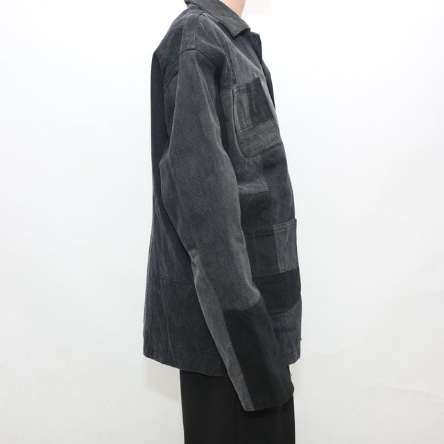 カーハート パッチワーク リメイク デニムジャケット Carhartt カーハート パッチワーク リメイク デニムジャケット Carhartt