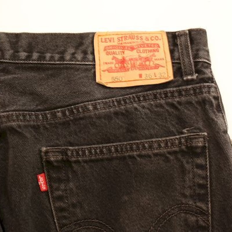 リーバイス 550 ブラックデニム パンツ Levi's Denim pants | Blue