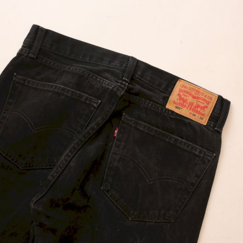 リーバイス 505 ブラックデニムパンツ Levi's Black Denim | Blue リーバイス 505 ブラックデニムパンツ Levi's Black Denim | Blue