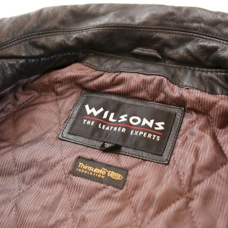 ウィルソンズ レザージャケット Wilsons Leather Jacket# | Blue