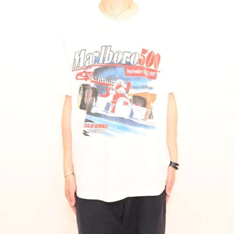 90s マルボロ レーシング Tシャツ Marlboro CART 1997 T-Shirt ...