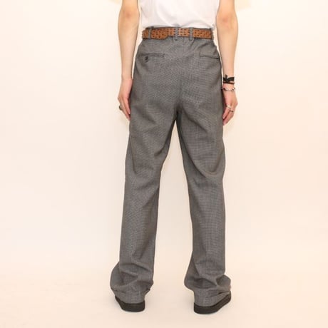 千鳥柄 スラックス パンツ Vintage Houndstooth patterned Slacks Pants