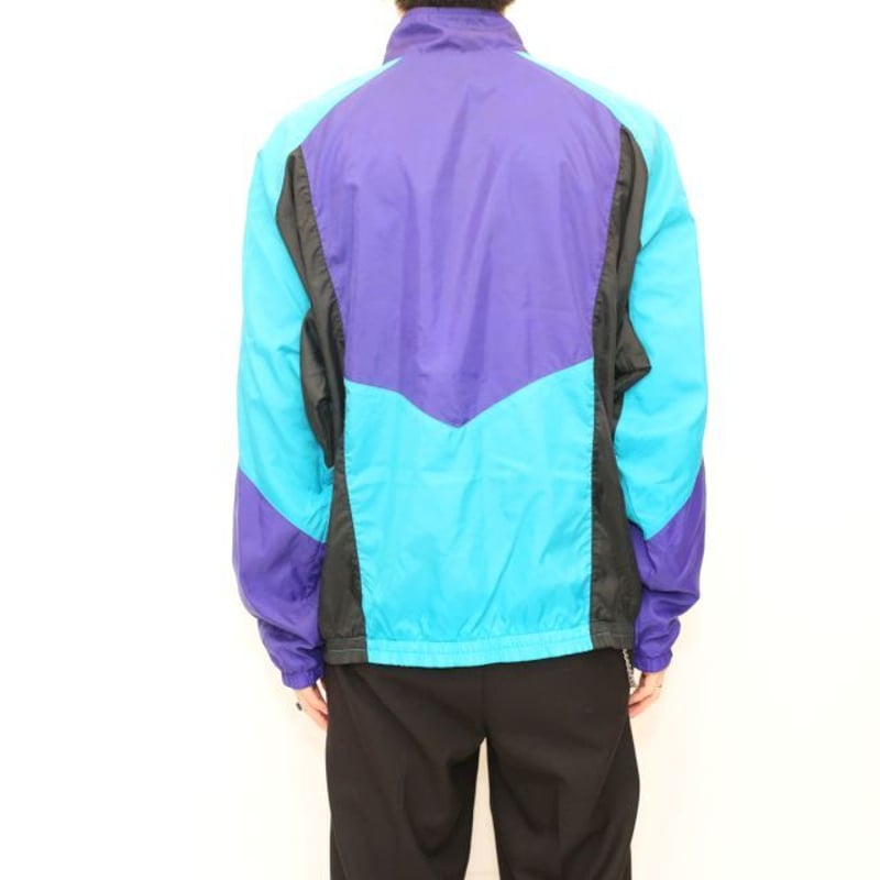 90s ナイキ ナイロンジャケット Nike Nylon Zip Jacket | Blue 90s ナイキ ナイロンジャケット Nike Nylon Zip Jacket | Blue