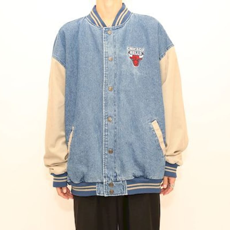 Chicago Bulls デニムスタジャン M Chicago Bulls デニムスタジャン M