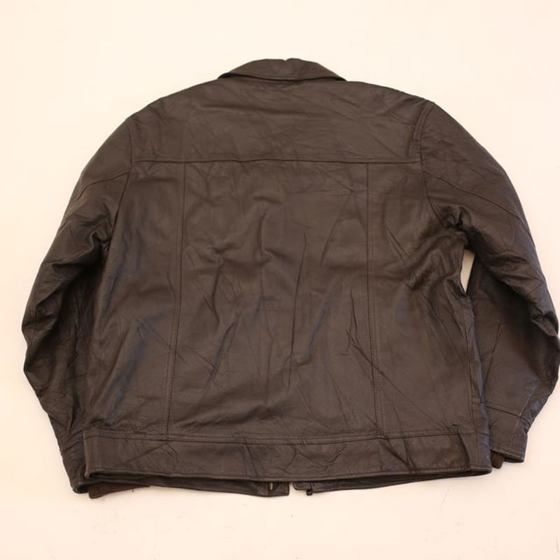 セントジョンズベイ ダークブラウン レザージャケット St セントジョンズベイ ダークブラウン レザージャケット St
