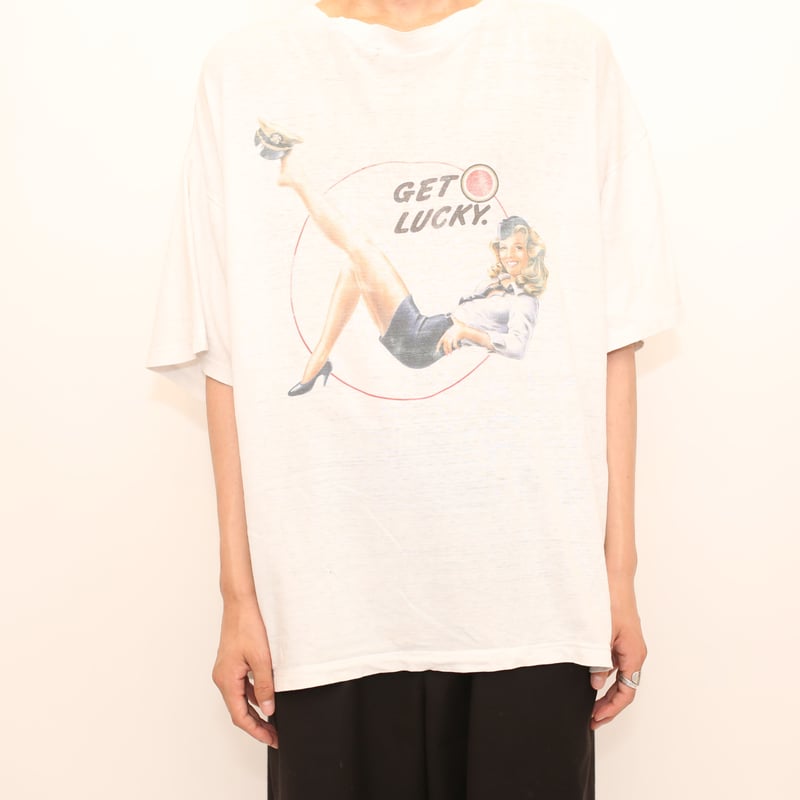 90s lucky strike lady Tシャツ 90s 00s LUCKY STRIKE GET LUCKY ピンナップガール7 - メルカリ
