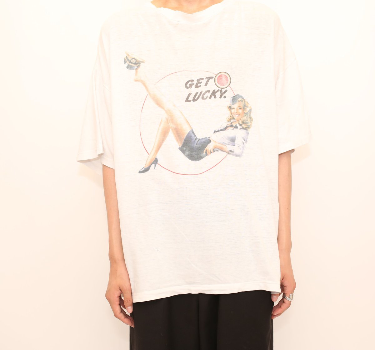 90s~ ラッキーストライク Tシャツ Lucky Strike T-Shirt | Blue