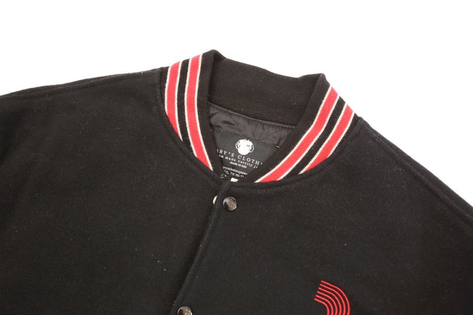 バーシティジャケット スタジャン Mary's Clothing Wool Varsity J...