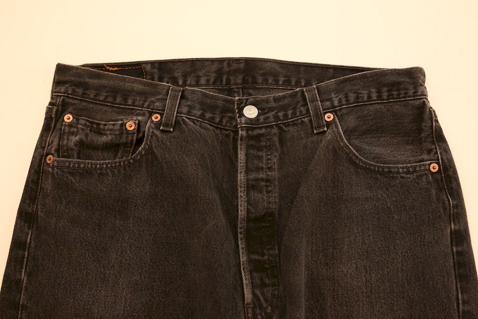 リーバイス 501 ブラックデニムパンツ Levi's Black Denim # |