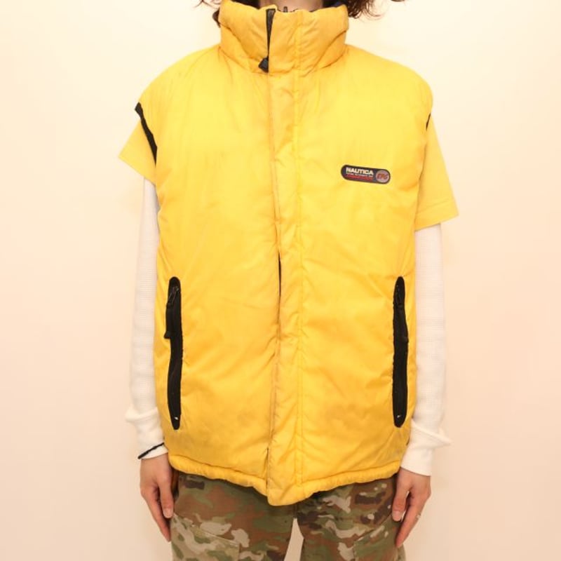 90s ノーティカ リバーシブル ダウンベスト Nautica Competiition Re 90s ノーティカ リバーシブル ダウンベスト Nautica Competiition Re
