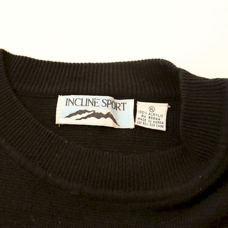 ボーダー アクリル ニット セーター Acryl Knit Sweater