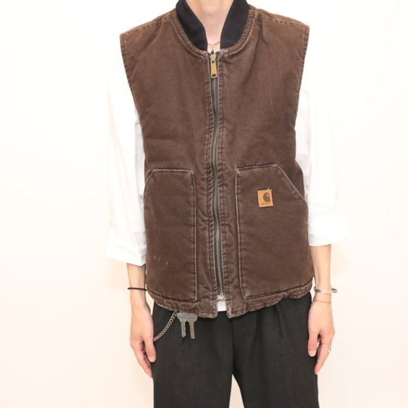 カーハート ダックベスト Carhartt Duck Vest | Blue