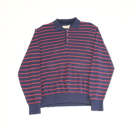 エルエルビーン コットン ニットポロ セーター  L.L.Bean Knit Polo Sweater   #