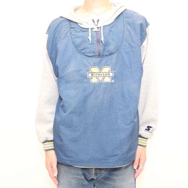 スターター ミシガン スウェット フーディー Starter Michigan Sweat Hoddie