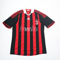 09-10 アディダス ACミラン フットボール ゲームシャツ Adidas AC Milan Football Game Shirt#