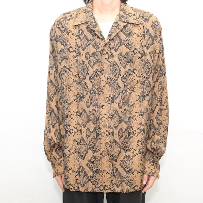 ワコマリア パイソン柄 ハワイアンシャツ WACKO MARIA Python ワコマリア パイソン柄 ハワイアンシャツ WACKO MARIA Python