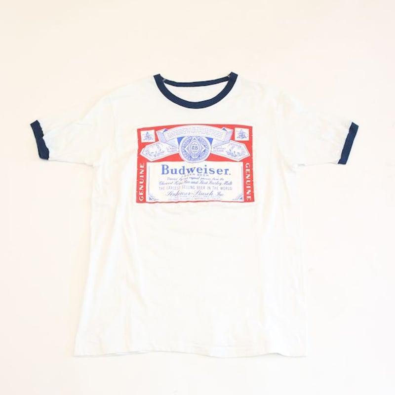 90s バドワイザー リンガー Tシャツ Budweiser Ringer T-shirt