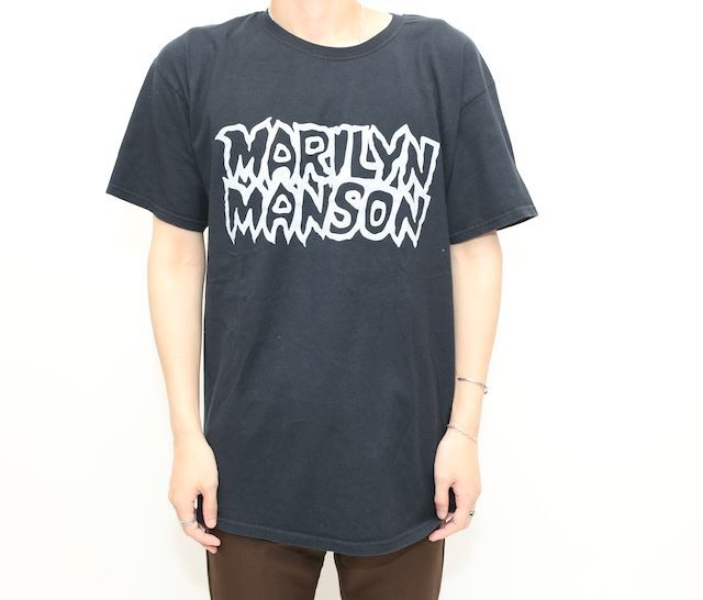 マリリン・マンソン Tシャツ Marilyn Manson # | Blue マリリン・マンソン Tシャツ Marilyn Manson # | Blue