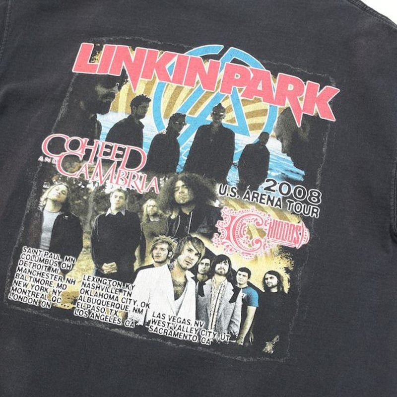 LINKIN PARK 2009年ツアー Tシャツ Mサイズ Vintage 2009 Linkin Park Tour T-Shirt