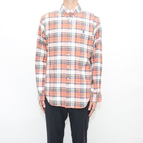 ラルフローレン コットン チェックシャツ Ralph Lauren Checkered Shirt