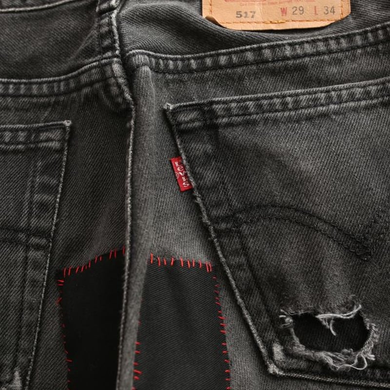 90's リーバイス 517 ブーツカット ブラックデニムパンツ Levi's 90's リーバイス 517 ブーツカット ブラックデニムパンツ Levi's