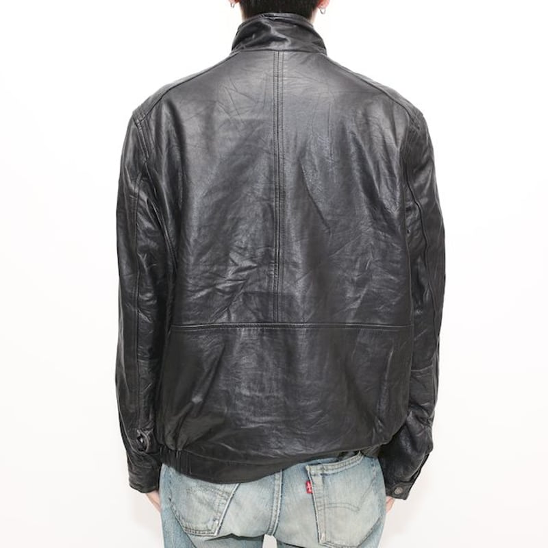 【ネット限定】 アイゾッド ブラック シングル レザージャケット IZOD Black ジャケット・アウター