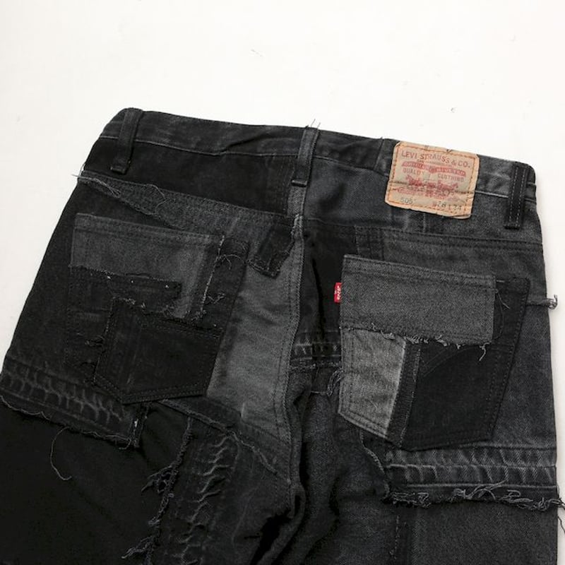 リーバイス パッチワーク リメイク デニムパンツ Levi's リーバイス パッチワーク リメイク デニムパンツ Levi's