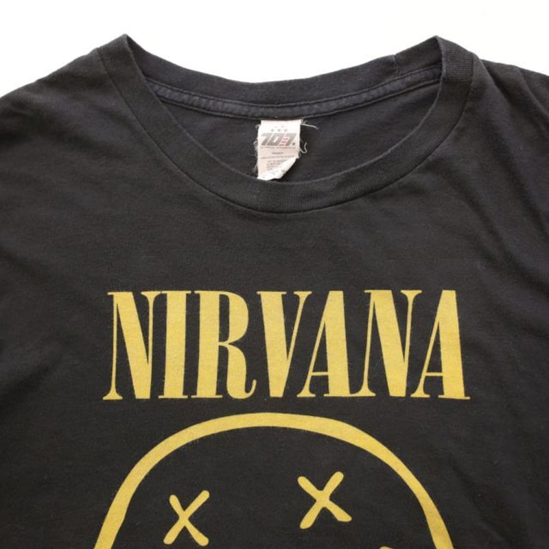 ニルヴァーナ バンド Tシャツ Nirvana Band T-shirt | Blue ニルヴァーナ バンド Tシャツ Nirvana Band T-shirt | Blue