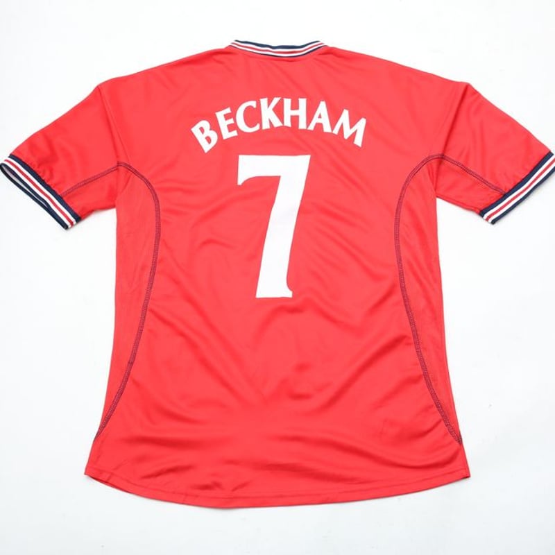 02 イングランド代表 7 ベッカム選手ホームオフィシャルネームナンバー