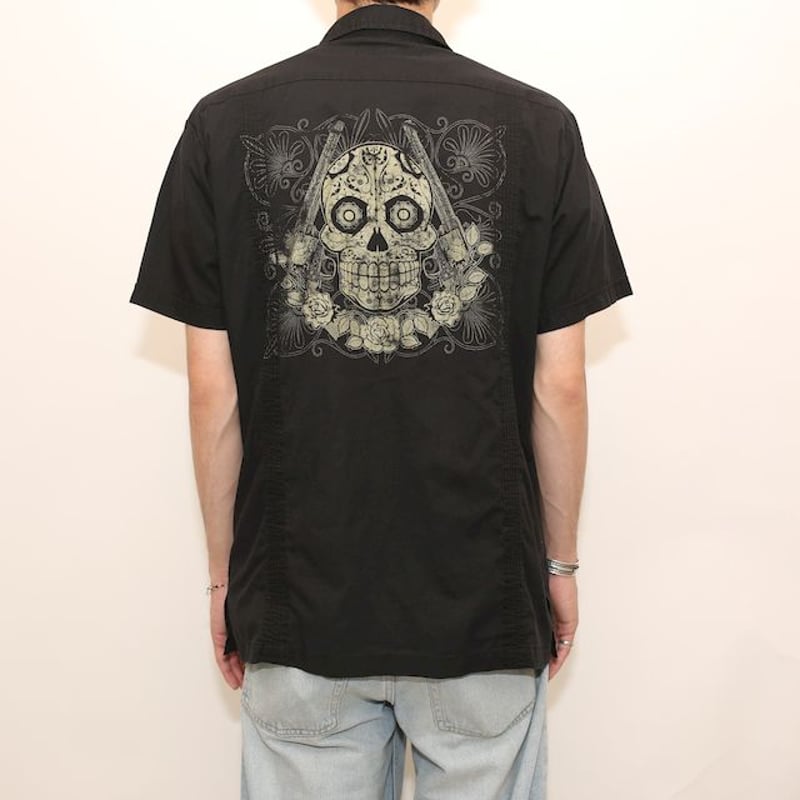 テンダーロイン キューバシャツ GUAYABERA SHT L/S ネイビー