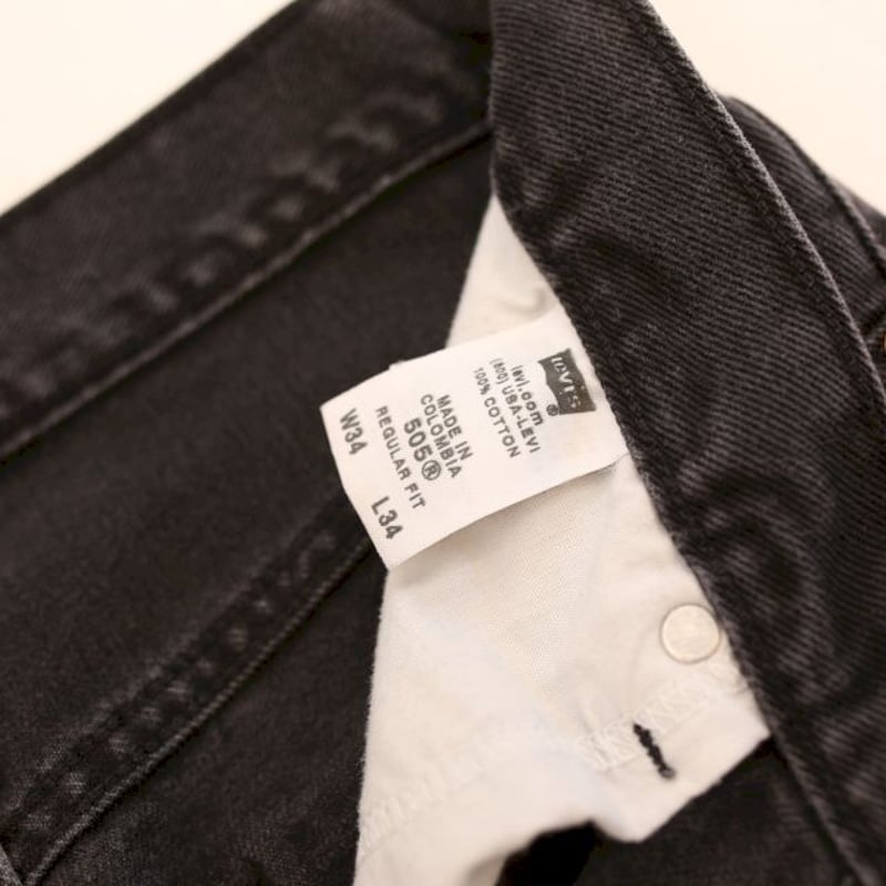 リーバイス 505 ブラックデニムパンツ Levi's Black Denim# | Blue リーバイス 505 ブラックデニムパンツ Levi's Black Denim# | Blue