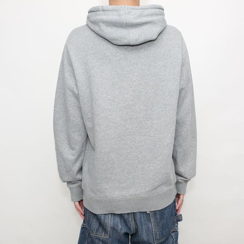 Nike swoosh grey hoodie hot sale