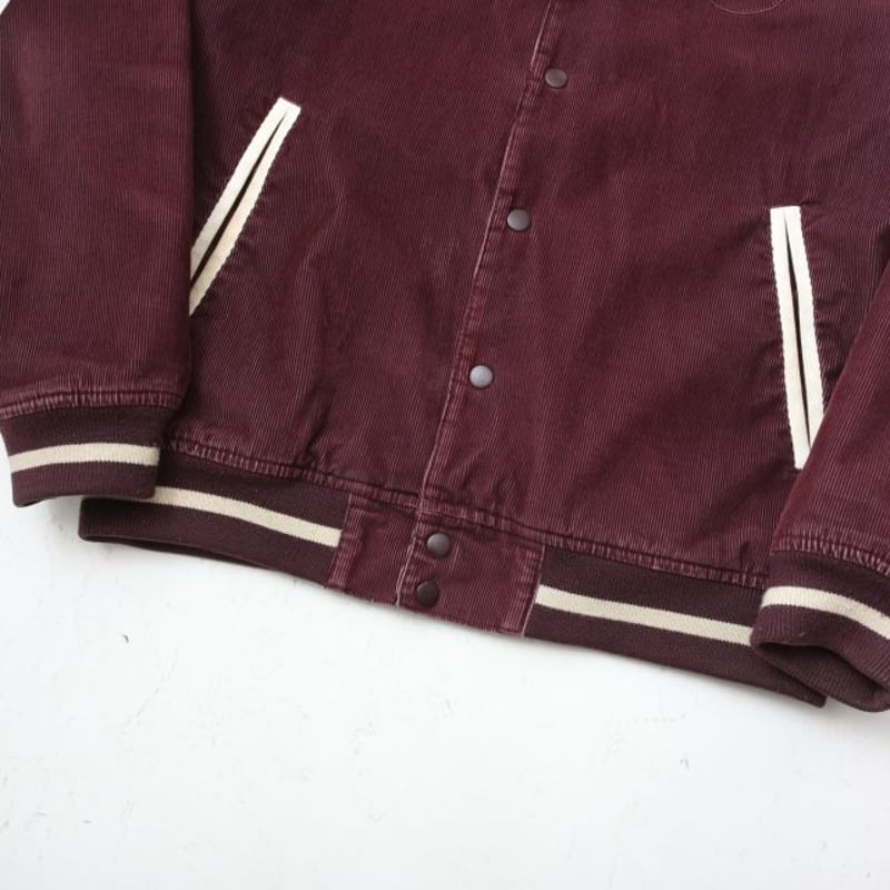 stussy ブルゾン コーデュロイ スタジャン STUSSY ステューシー SSロゴ コーデュロイ スタジャン コットン