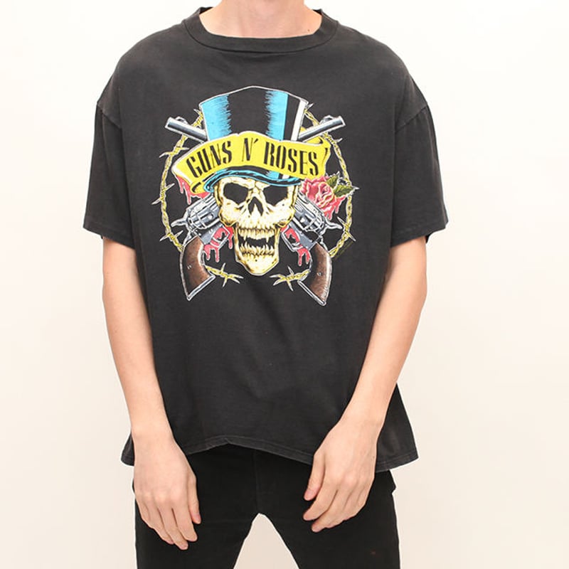 GUNS N ROSES GET IN THE RINGガンズローゼズTシャツ Vintage 1991 Guns N' roses Shirt Tour Shirt XL Civil War