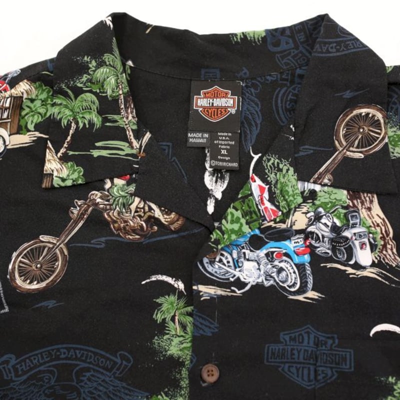 90s~ ハーレーダビッドソン アロハシャツ Harley Davidson Hawaiian