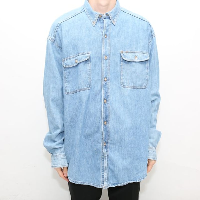 90's ギャップ ダンガリーシャツ Old Gap Dungaree L/S Shirt＃