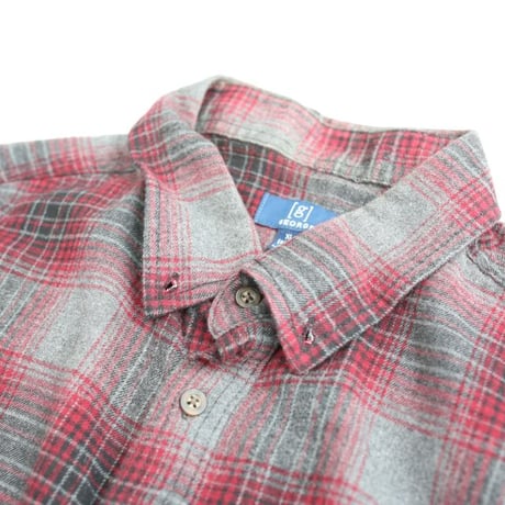 ジョージ チェック ネルシャツ  George  Checkered Flannel Shirt