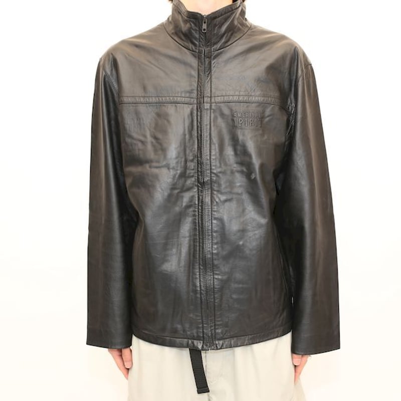 Natural American Spirit レザージャケット 黒men'sM Natural American Spirit レザージャケット 黒men'sM