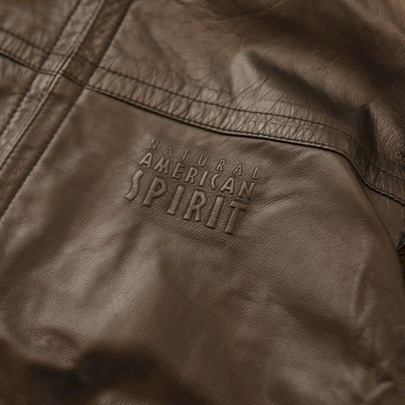 USA製AMERICAN SPIRITレザーバーシティジャケットLヴィンテージ