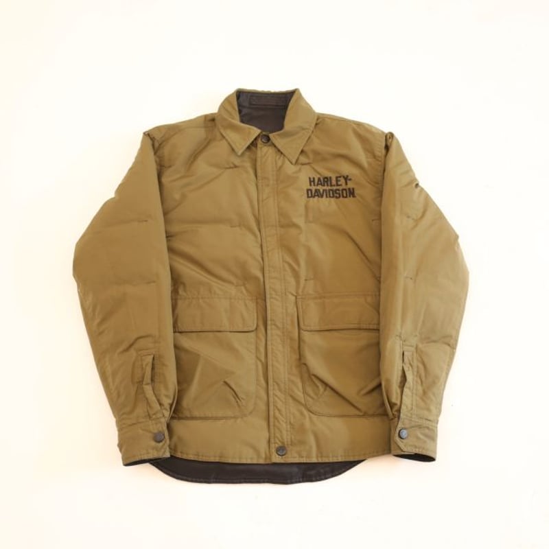 90s-00s ハーレーダビッドソン ダウン ジャケット Harley Davidson Re