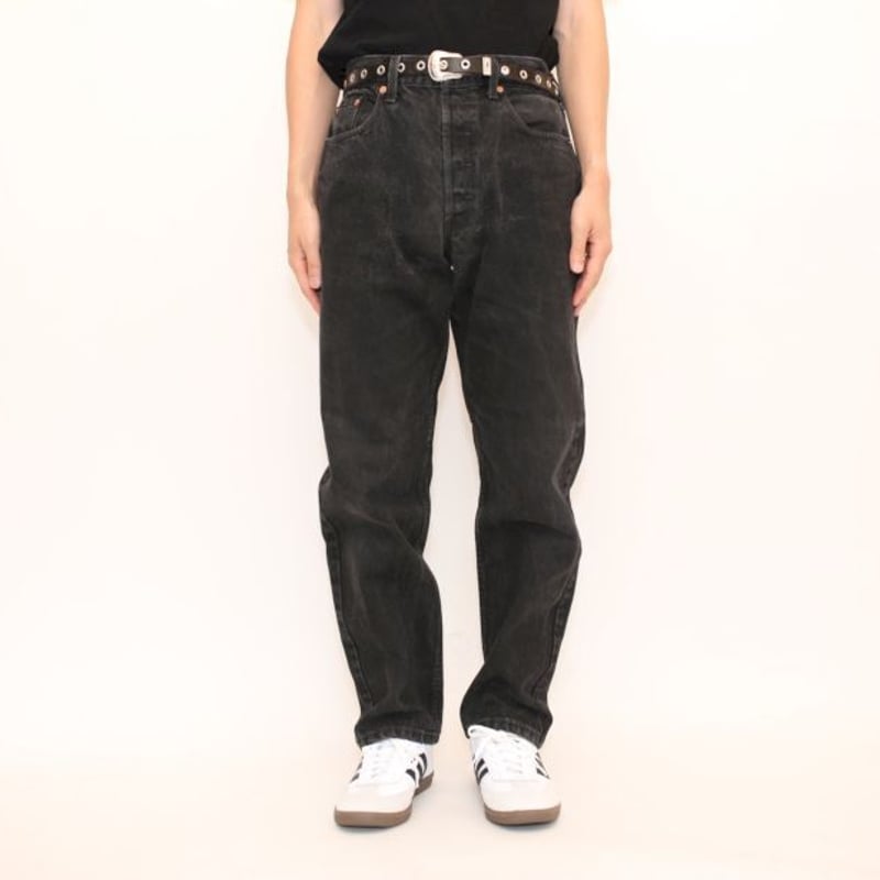 どこかのJK様【c2448】90sリーバイスブラックデニム560USA36/38 USA製 90s Levi's 560 Black Denim Pants 黒 W38 L30 リーバイス