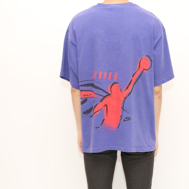 90s フェード ボロ Nike Jordan パープル Tシャツ Shirt to Match Jordan Purple Retro Jordan Sneakers 1 2 3 4 5