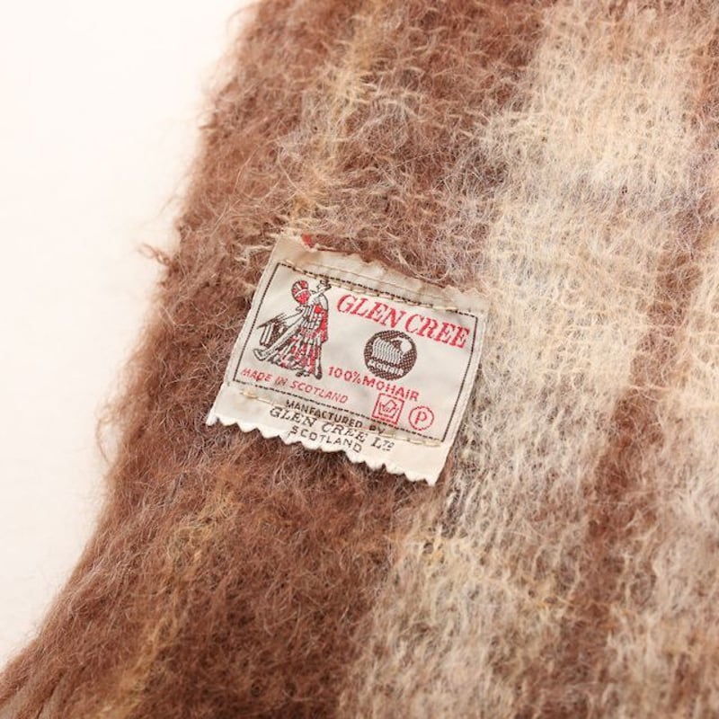 モヘア マフラー Vintage Mohair Muffler# | Blue モヘア マフラー Vintage Mohair Muffler# | Blue