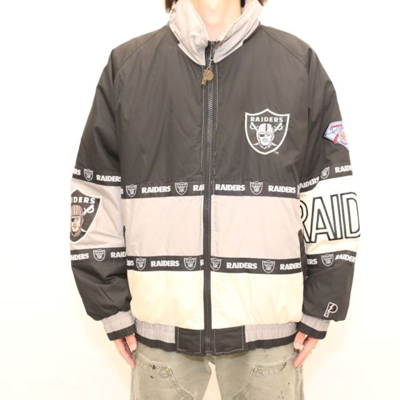 90s レイダース ダウンジャケット パデット Pro layer Raiders Down...