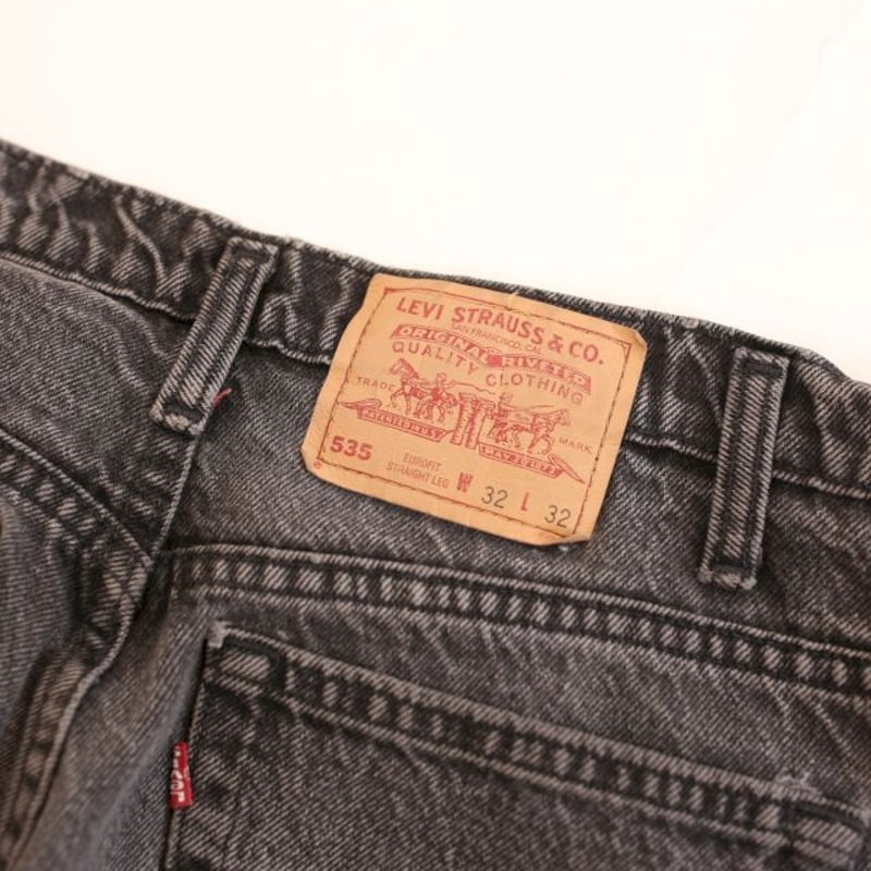 ユーロ リーバイス ブラックデニムパンツ Levi's 535 Black Denim | Blue