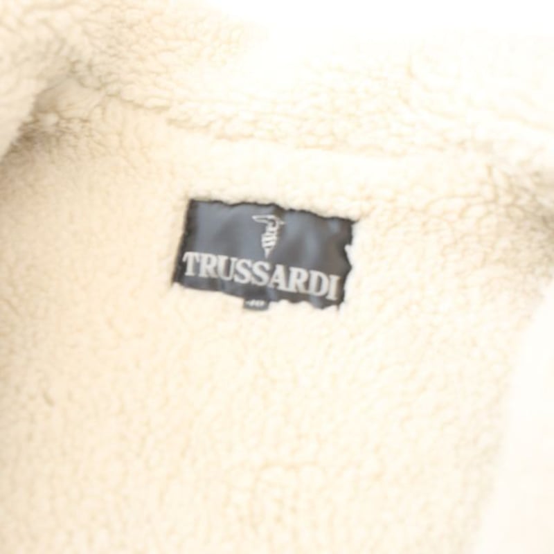 古着：TRUSSARDI　デニムボアジャケット トラサルディー デニム ボアジャケット Trussardi | Blue