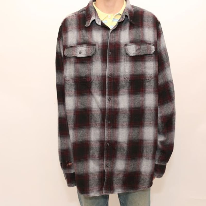 ジョージ チェック ネルシャツ George Checkered Shirt80s - cpastay.com