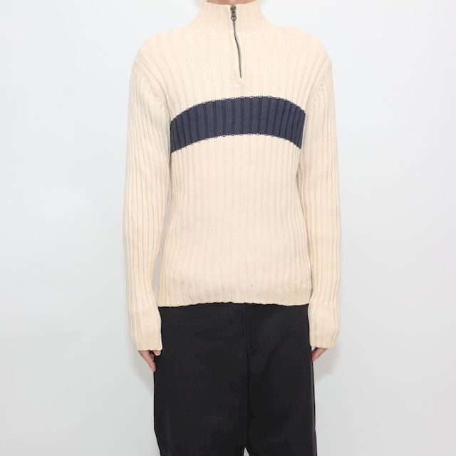 ギャップ ハーフジップ コットンニット セーター GAP Half Zip ギャップ ハーフジップ コットンニット セーター GAP Half Zip